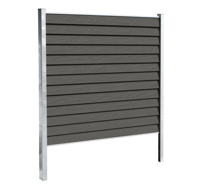 Kirkedal galvaniseret hegn K2 startsæt 140 x 180 cm